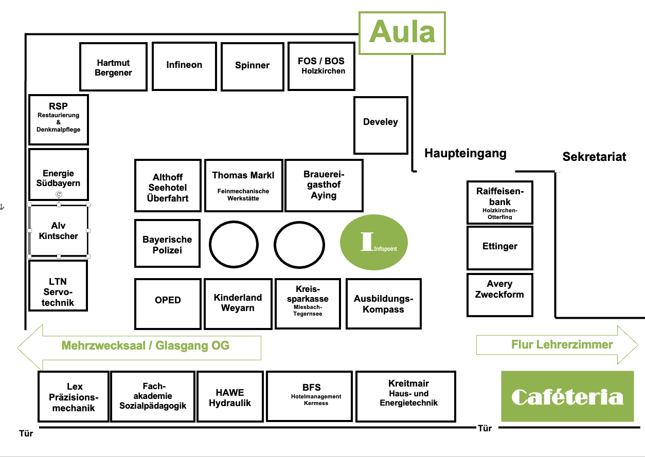 Messeplan Aula 